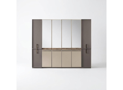 Armoire moderne Armoire en bois Armoire en bois Gris Armoire de chambre
