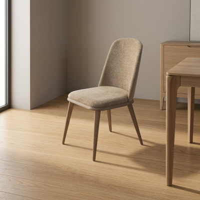 Group Chairs Kitchen chairs Dining chairs Set 6pcs Wood Fabric Chaises de groupe Chaises de cuisine Chaises de salle à manger Ensemble 6 pièces Bois Tissu