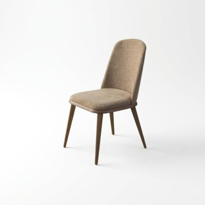 Group Chairs Kitchen chairs Dining chairs Set 6pcs Wood Fabric Chaises de groupe Chaises de cuisine Chaises de salle à manger Ensemble 6 pièces Bois Tissu