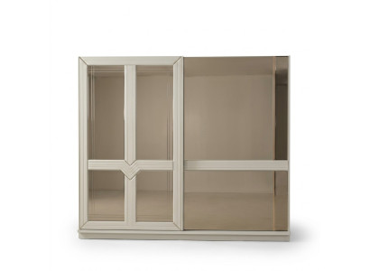 Armoire Armoire en bois Armoire de chambre Armoire à glace Blanche
