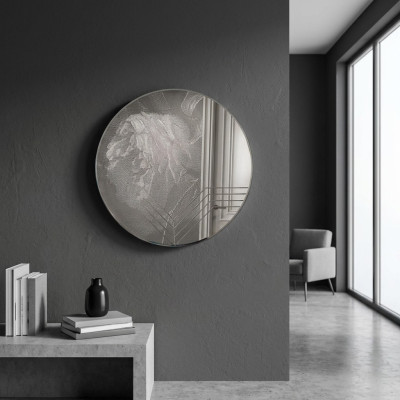 Miroir mural rond Miroir Miroir décoratif Miroir de maquillage Miroir de couloir