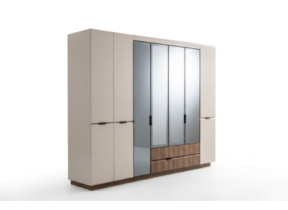 Armoire Armoire en bois Beige Armoire de chambre Armoire Moderne