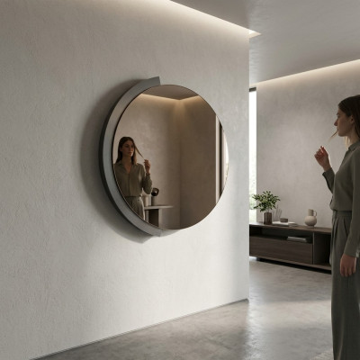 Miroir Rond Miroir mural Miroir décoratif Miroir de maquillage Miroir d'entrée