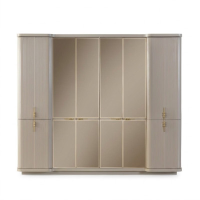 Armoire Beige Armoire Chambre Armoire en Bois Mobilier