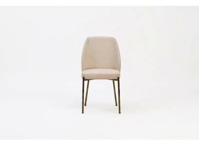 Chaises de salle à manger exclusives en beige - Ensemble complet de 6 chaises de cuisine rembourrées
