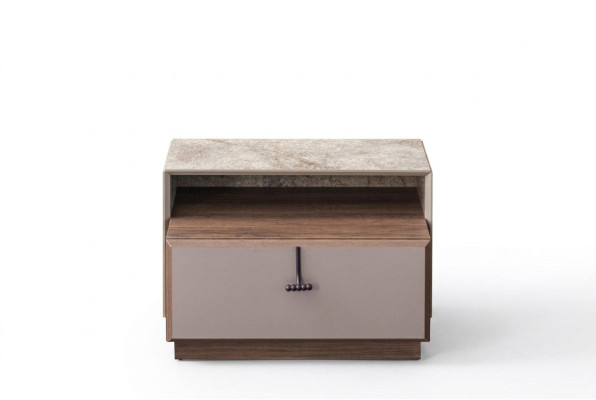 Groupe Tables de chevet Table de nuit Tables de nuit Tables d'appoint Gris