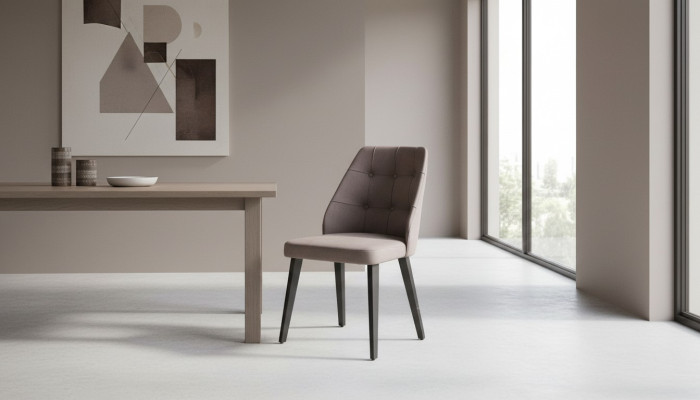 Chaises de salle à manger complètes Chaises de cuisine Chaises de cuisine Chaises en bois 6 pièces gris