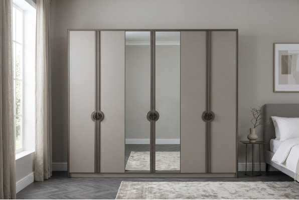 Armoire Armoire Armoire Moderne Armoire en Bois Gris