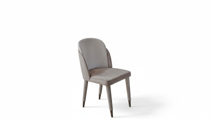 Chaises de salle à manger gris clair Chaises de cuisine Designer Rembourrage Meubles de salle à manger