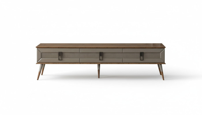 Buffet moderne Mobilier luxueux de salon Designer en bois TV Lowboard