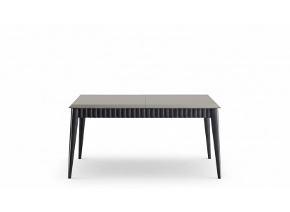 Table de salle à manger grise Table en bois robuste Designer Luxueux Mobilier Salle à manger