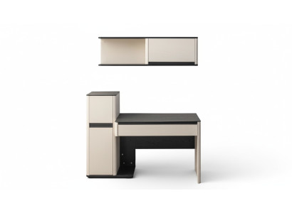 Bureau moderne blanc pour enfants, bureau d'ordinateur de designer, armoire murale