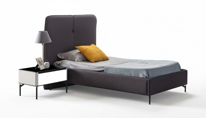 Meubles pour enfants gris lit pour enfants de designer table de chevet en bois suite de luxe