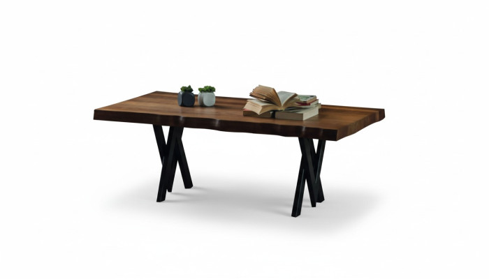 Table basse moderne marron Salon Table basse de luxe Table d'appoint