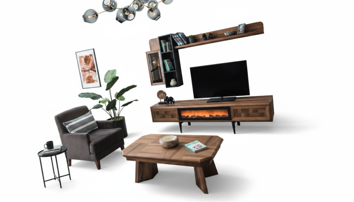 Salle de séjour Suite exclusive Designer TV basse Télévision Table basse
