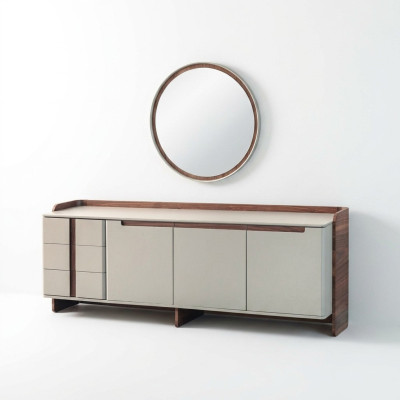 Buffet moderne, buffet de salon design, armoire de luxe 2 pièces