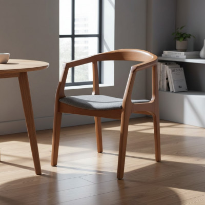 Suite de chaises de salle à manger Chaises de cuisine Ensemble de chaises en bois 6 chaises marron