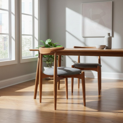 Ensemble de sièges Chaises de salle à manger Chaises de cuisine Chaises en bois Marron 6 pièces Chaises