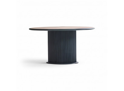 Table en bois Table de salle à manger Table à manger 140 cm Table bois Gris Salle à manger