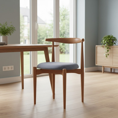 Suite Chaises de salle à manger Chaises de cuisine Ensemble de chaises en bois 2 chaises marron