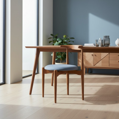 Groupe Braun Chaises de cuisine Chaises de salle à manger Ensemble de chaises en bois 4 chaises