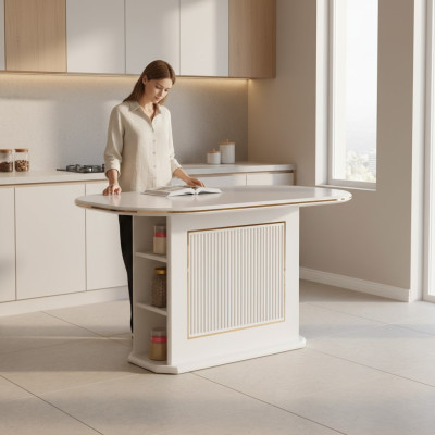 Moderne Esstisch Esstisch Tisch Holz Beige Esstisch Holztisch