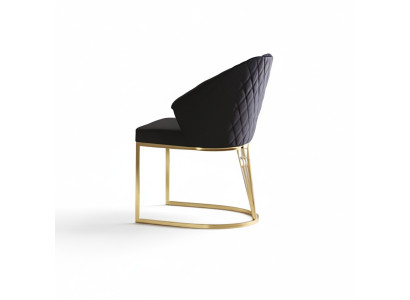 Chaises de salle à manger Chaises rembourrées Chaises de cuisine Chaises en bois, ensemble de 4 pièces, noir