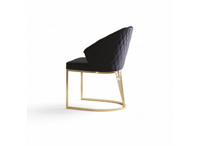 Ensemble de sièges Chaises de salle à manger Salle à manger Rembourrage Noir 6 pièces Chaises