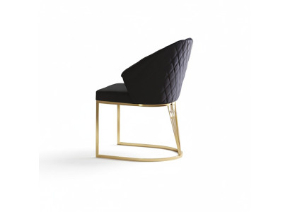 Ensemble de sièges Chaises de salle à manger Salle à manger Rembourrage Noir 6 pièces Chaises