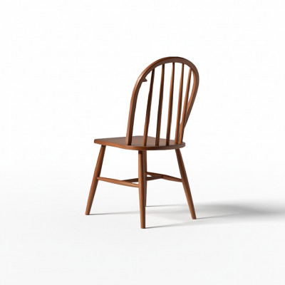 Chaises de salle à manger Groupe de chaises en bois Chaises de cuisine Ensemble de 4 pièces Bois brun