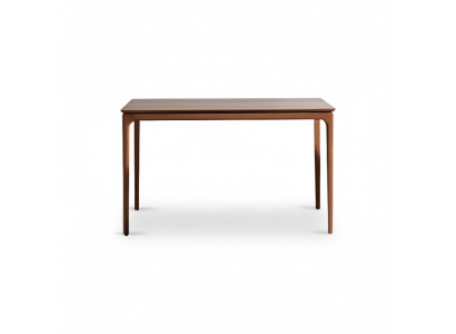 Table de salle à manger classique Table de salle à manger Marron Bois Table en bois Table 130 cm