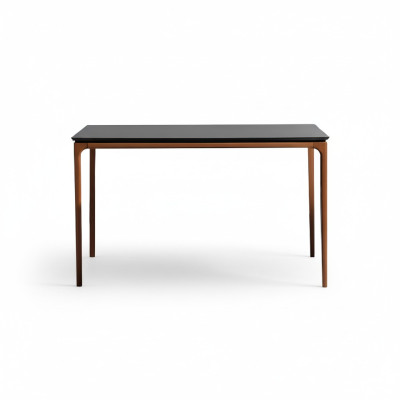 Table à manger classique Table de salle à manger Marron Bois Table en bois Table 130 cm