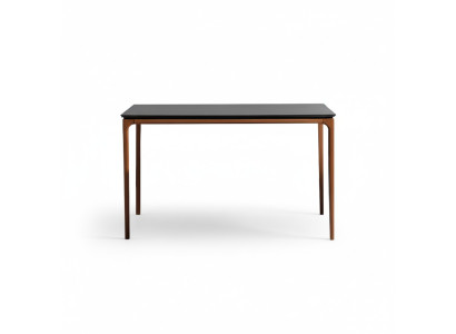 Table à manger classique Table de salle à manger Marron Bois Table en bois Table 130 cm