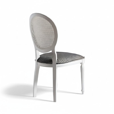 Chaises de salle à manger Groupe de chaises rembourrées Chaises de cuisine Ensemble de 2 pièces Blanc Bois