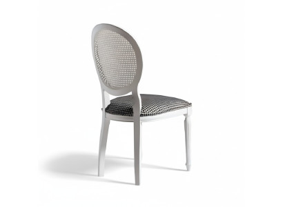 Chaises de salle à manger Groupe de chaises rembourrées Chaises de cuisine Ensemble de 2 pièces Blanc Bois