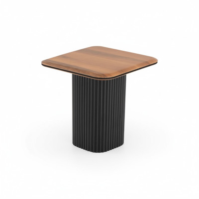 Table d'appoint Table basse Table basse Table de canapé Bois Marron Design de table