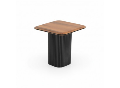 Table d'appoint Table basse Table basse Table de canapé Bois Marron Design de table