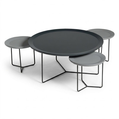 Table basse Table basse Groupe Table basse Table de canapé Table d'appoint Table noire