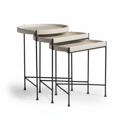 Tables d'appoint complètes table basse beige tables basses Canapé