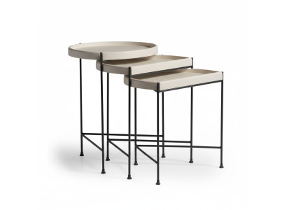 Tables d'appoint complètes table basse beige tables basses Canapé
