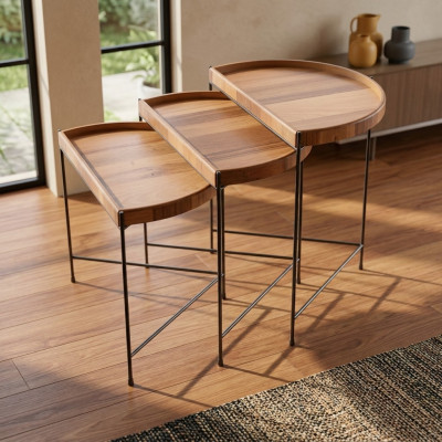 Table basse Braun e Complète e Tables d'appoint Tables de canapé Tables à café