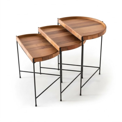 Table basse Braun e Complète e Tables d'appoint Tables de canapé Tables à café