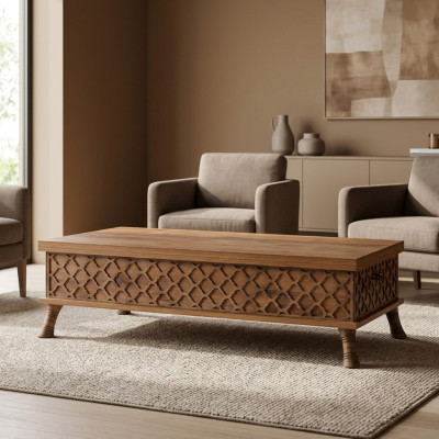 Table basse Table basse Table basse Table d'appoint Bois Marron Table Mobilier
