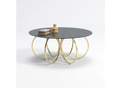 Table basse en or Table basse de salon Table d'appoint Table basse Table de canapé