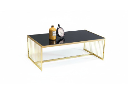 Table basse Table basse Salon Table Table d'appoint Table à café Or