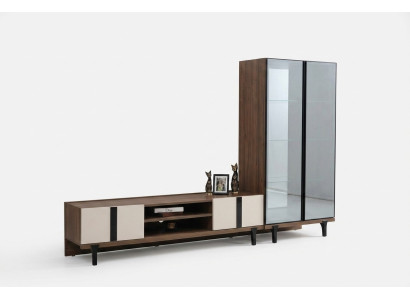 Ensemble de salon design, élégant meuble TV, luxueux meuble bas 2 pièces