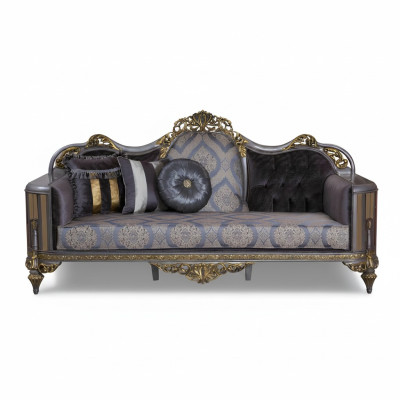 Canapé de style classique avec design Chesterfield pour le salon