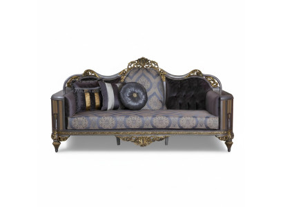 Canapé de style classique avec design Chesterfield pour le salon