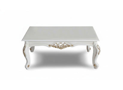 Table basse Table de luxe Table de salon Design Tables Rectangulaires Blanc
