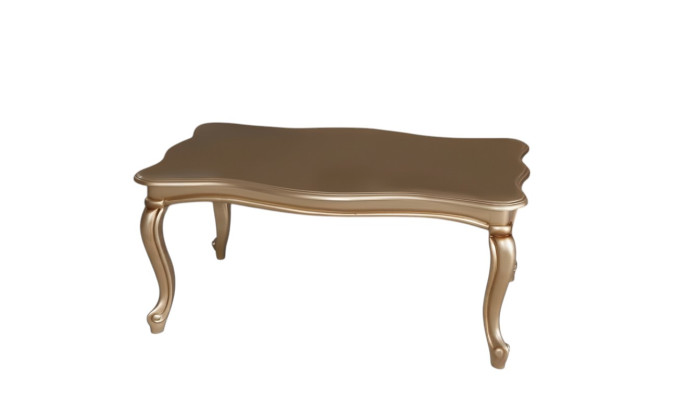 Table en bois de luxe moderne en design en bois moderne en bois de design en or